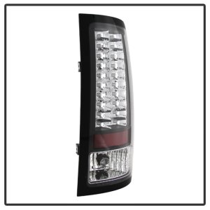 GMC Sierra LED Tail Lights - SPYDER - Black - `07-`13