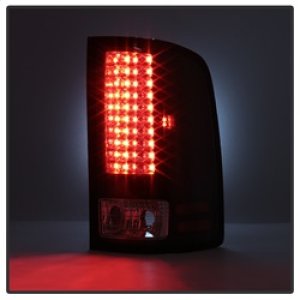 GMC Sierra LED Tail Lights - SPYDER - Black - `07-`13