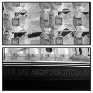 GMC Sierra LED Tail Lights - SPYDER - Black - `07-`13