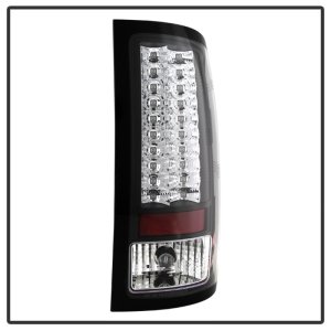 GMC Sierra LED Tail Lights - SPYDER - Black - `07-`13