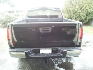 GMC Sierra LED Tail Lights - SPYDER - Red/Clear - `07-`13