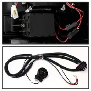 GMC Sierra LED Tail Lights - Rear - SPYDER - Smoke - `07-`13