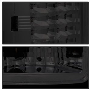 GMC Sierra LED Tail Lights - Rear - SPYDER - Smoke - `07-`13