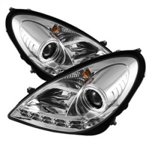 Mercedes-Benz SLK Headlights - SPYDER - Projector Xenon/HID Model - DRL - Chrome - `05-`10 Mercedes-Benz SLK Headlights - SPYDER - Projector Xenon/HID Model - DRL - Chrome - `05-`10