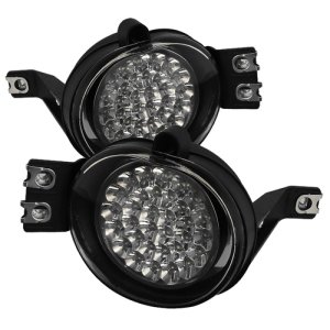 Dodge Durango Fog Lights - SPYDER - LED w/Switch - Clear - `04-`06