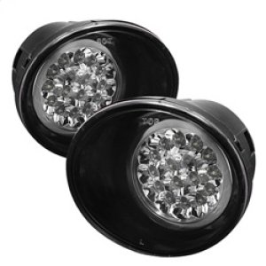 Nissan Titan Fog Lights - SPYDER - LED w/Switch - Clear - `04-`12