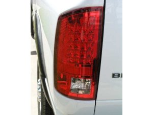 Dodge Ram 1500 LED Tail Lights - SPYDER - Incandescent - Red/Clear - `09-`14