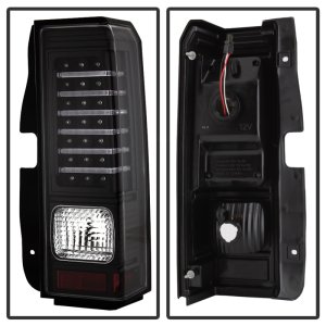 Hummer H3 Tail Lights - Rear - SPYDER - xTune LED - Black - `06-`09