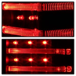 Hummer H3 Tail Lights - Rear - SPYDER - xTune LED - Black - `06-`09