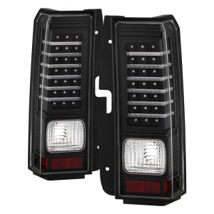 Hummer H3 Tail Lights - Rear - SPYDER - xTune LED - Black - `06-`09