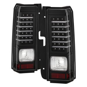Hummer H3 Tail Lights - Rear - SPYDER - xTune LED - Black - `06-`09