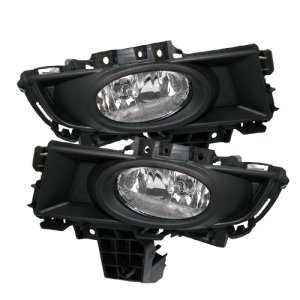 Mazda 3 Fog Lights - SPYDER - OEM W/Switch - Clear - `07-`08
