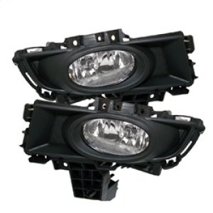 Mazda 3 Fog Lights - SPYDER - OEM W/Switch - Clear - `07-`08