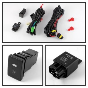 Toyota Tundra Fog Lights - SPYDER - OEM w/Switch - Smoke - `07-`13