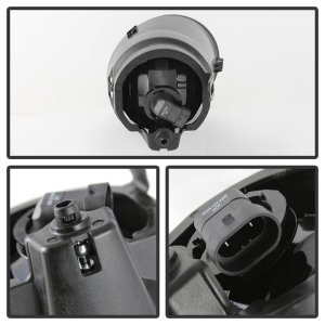 Toyota Tundra Fog Lights - SPYDER - OEM w/Switch - Smoke - `07-`13