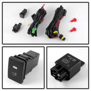 Toyota Tundra Fog Lights - SPYDER - OEM w/Switch - Smoke - `07-`13