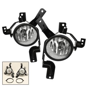 Honda CR-V Fog Lights - SPYDER - OEM Quality W/Switch - Clear - `07-`09
