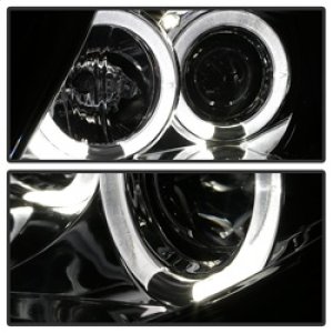 BMW Z4 Headlights - SPYDER - Projector, LED Halo - Chrome - `03-`08 BMW Z4 Headlights - SPYDER - Projector, LED Halo - Chrome - `03-`08