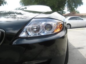 BMW Z4 Headlights - SPYDER - Projector, LED Halo - Chrome - `03-`08 BMW Z4 Headlights - SPYDER - Projector, LED Halo - Chrome - `03-`08