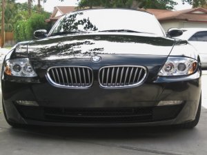 BMW Z4 Headlights - SPYDER - Projector, LED Halo - Chrome - `03-`08 BMW Z4 Headlights - SPYDER - Projector, LED Halo - Chrome - `03-`08