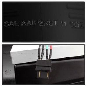 Ford F150 LED Tail Lights - SPYDER - Version 2 - Black - `97-`03