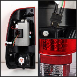 Ford F150 Styleside Tail Lights - SPYDER - Version 2 LED - Red/Clear - `97-`03 Ford F150 Styleside Tail Lights - SPYDER - Version 2 LED - Red/Clear - `97-`03