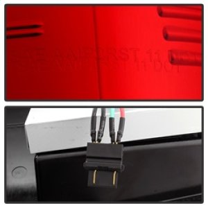 Ford F250 Tail Lights - SPYDER - Version 2 LED - Red/Clear - `97-`03