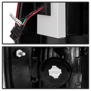 Ford Super Duty LED Tail Lights - SPYDER - Version 2 - Red/Clear - `08-`15