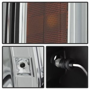 GMC Yukon Headlights - SPYDER - Projector LED Halo - Chrome - `07-`14