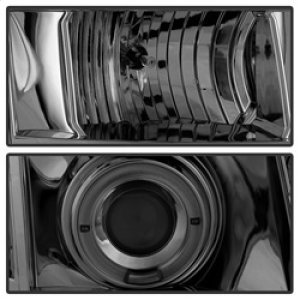 GMC Yukon Denali Headlights - SPYDER - LED Halo Projector - Smoked - `07-`14