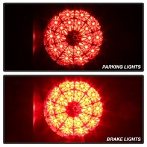 Toyota Tundra Tail Lights - SPYDER - LED - Black - `07-`13