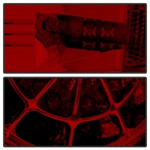 Toyota Tundra LED Tail Lights - SPYDER - Red/Clear - `07-`13