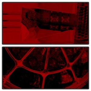 Toyota Tundra LED Tail Lights - SPYDER - Red/Clear - `07-`13