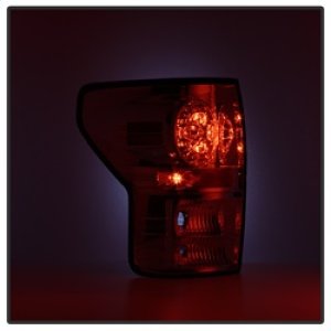 Toyota Tundra LED Tail Lights - SPYDER - ALT-YD-TTU07-LED-RS - Red Smoke - `07-`13