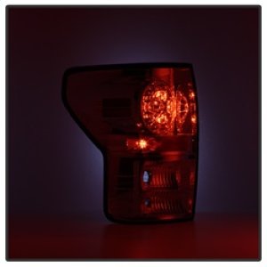 Toyota Tundra LED Tail Lights - SPYDER - ALT-YD-TTU07-LED-RS - Red Smoke - `07-`13