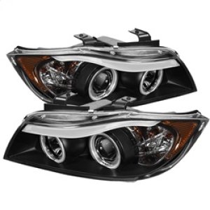 BMW 3 Series Headlights - SPYDER - Projector CCFL Halo with Replaceable Eyebrow Bulb - Black - `06-`08 BMW 3 Series Headlights - SPYDER - Projector CCFL Halo with Replaceable Eyebrow Bulb - Black - `06-`08