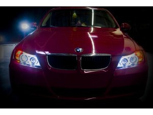 BMW 3 Series Headlights - SPYDER - Projector CCFL Halo with Replaceable Eyebrow Bulb - Black - `06-`08 BMW 3 Series Headlights - SPYDER - Projector CCFL Halo with Replaceable Eyebrow Bulb - Black - `06-`08
