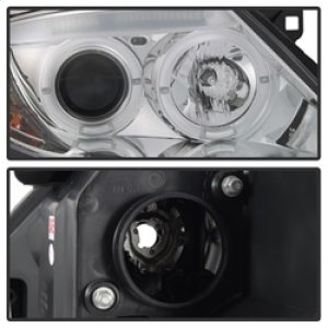 BMW Z4 Headlights - SPYDER - Projector, LED Halo, Xenon/HID Model Only - Chrome - `03-`08