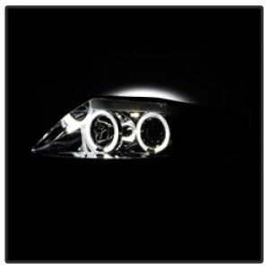 BMW Z4 Headlights - SPYDER - Projector, LED Halo, Xenon/HID Model Only - Chrome - `03-`08
