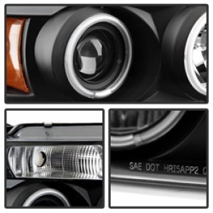 Ford F150 Headlights - SPYDER - Projector Version 2 CCFL Halo LED - Black - `04-`08