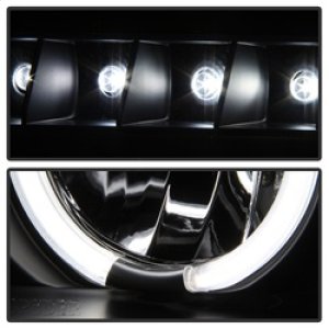 Toyota Tundra Projector Headlights - SPYDER - CCFL Halo LED - Black - `07-`13
