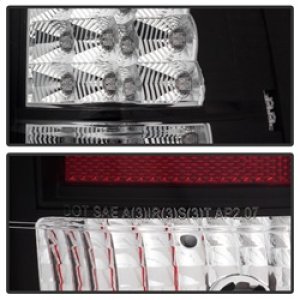 Chevrolet Avalanche LED Tail Lights - SPYDER - Black - `07-`13