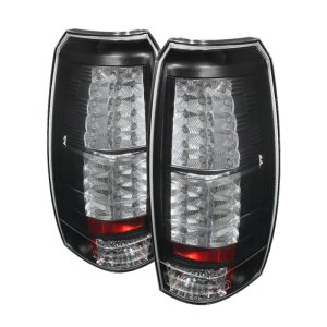 Chevrolet Avalanche LED Tail Lights - SPYDER - Black - `07-`13