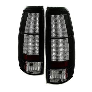 Chevrolet Avalanche LED Tail Lights - SPYDER - Black - `07-`13