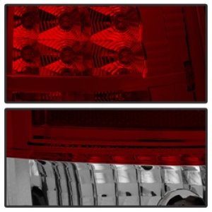 Chevrolet Avalanche LED Tail Lights - SPYDER - Red/Clear - `07-`13