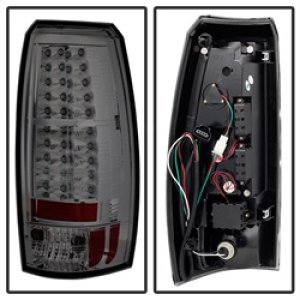Chevrolet Avalanche LED Tail Lights - SPYDER - Smoke - `07-`13