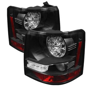 Land Rover Range Rover Sport Tail Lights - Rear - SPYDER - LED - Black - `06-`09