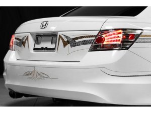 Honda Accord LED Tail Lights - SPYDER - Black - `08-`12