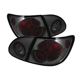 Toyota Corolla Tail Lights - SPYDER - Euro Style - Smoke - `03-`08