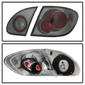 Toyota Corolla Tail Lights - SPYDER - Euro Style - Smoke - `03-`08